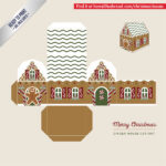 Mega Collection Of 38 Diy Christmas Boxes With Downloadable Throughout Christmas House Box Template