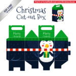 Mega Collection Of 38 Diy Christmas Boxes With Downloadable With Christmas Box Printable Template