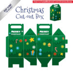 Mega Collection Of 38 Diy Christmas Boxes With Downloadable With Christmas Gift Box Printable Template
