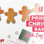 Merry Christmas Banners   18 Awesome Styles To Print & Decorate Throughout Christmas Banner Template Printable