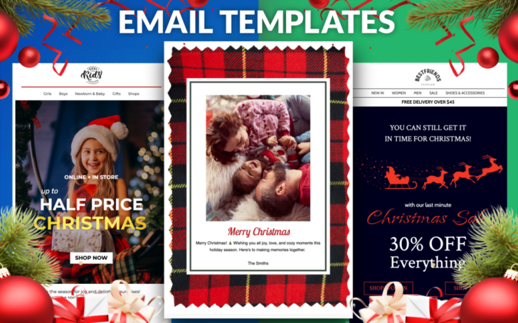 Christmas Card Email Template Outlook