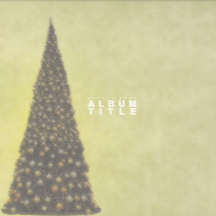 Christmas Album Cover Template
