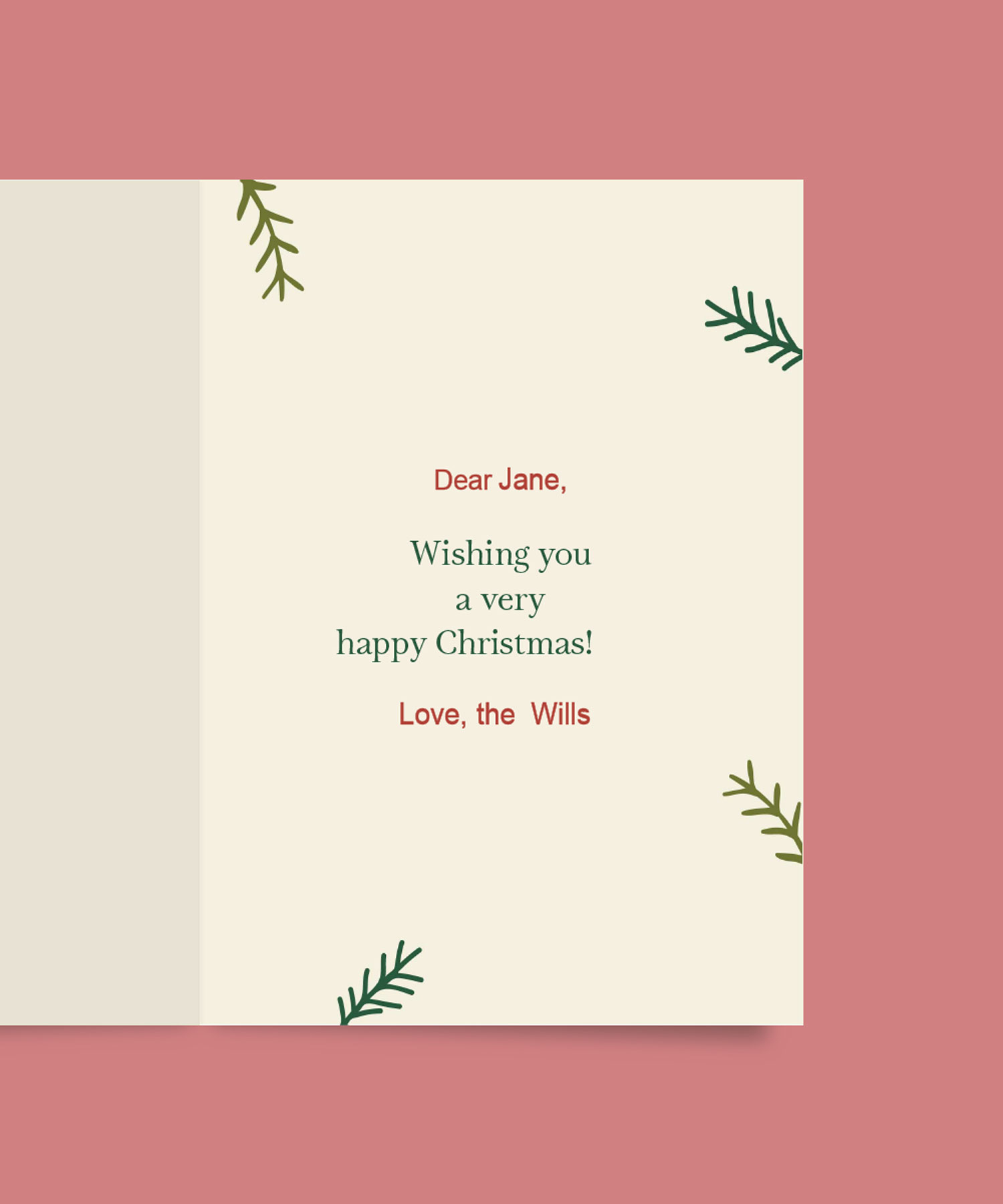 Never Too Old For Christmas Christmas Cardspaperlust intended for Christmas Card Inside Template