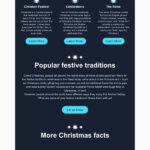 Newsletter Email Template 'Birth Of Jesus Christ' For Christmas Intended For Christian Christmas Newsletter Template