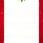 Page 11   Free Customizable Christmas Page Border Templates | Canva With Blank Christmas Paper Template