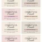 Page 2   Free And Customizable Christmas Templates In Christmas Candle Template Printable