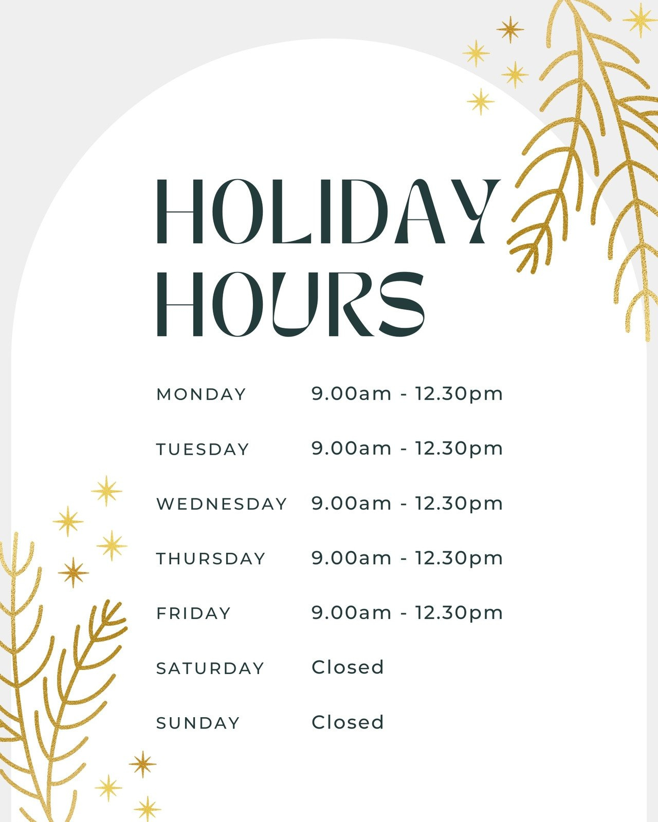 Page 2 - Free And Customizable Holiday Templates intended for Christmas Holiday Hours Template