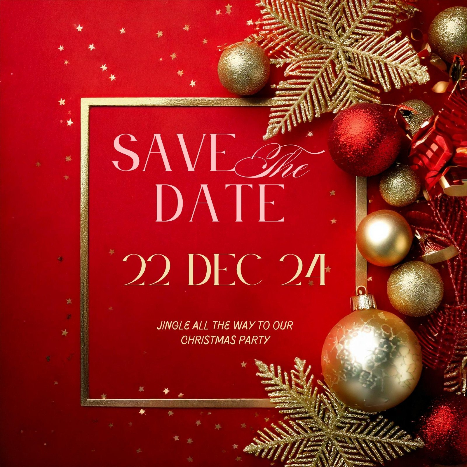 Page 2 - Free Christmas Party Virtual Invitation Templates | Canva intended for Christmas Dinner Invite Template