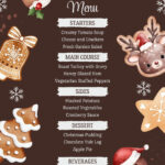 Page 20   Free And Customizable Dessert Templates Inside Christmas Dessert Menu Template