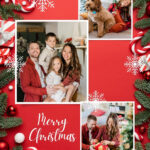 Page 21   Free And Customizable Photo Collage Templates | Canva For Christmas Card Collage Template