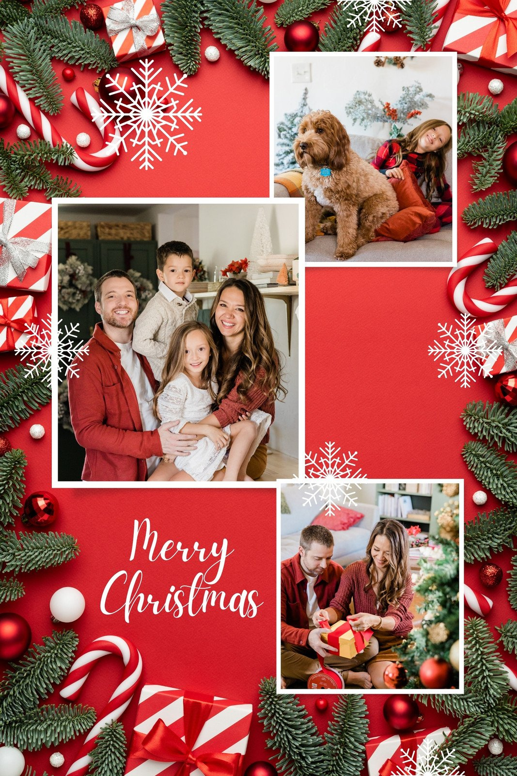 Page 21 - Free And Customizable Photo Collage Templates | Canva throughout Christmas Card Collage Template Free