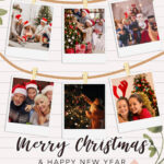 Page 21   Free And Customizable Photo Collage Templates | Canva With Christmas Card Photo Collage Template
