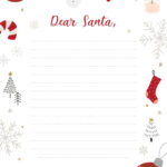 Page 3   Free And Customizable Christmas Letter Templates | Canva With Blank Christmas Letter Template