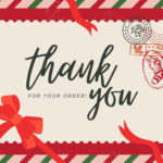 Page 3   Free Custom Printable Christmas Thank You Card Templates In Christmas Card Thank You Template