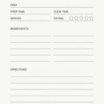 Page 3   Free, Custom Printable Recipe Card Templates Online | Canva Within Blank Christmas Recipe Card Template