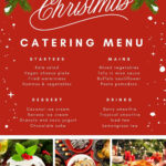 Page 3   Free Printable And Customizable Catering Menu Templates Regarding Christmas Catering Menu Template