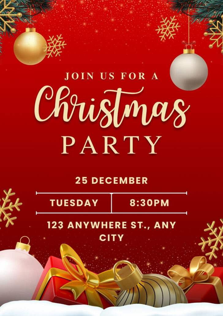 Christmas Flyer Template Christmas Flyer Template