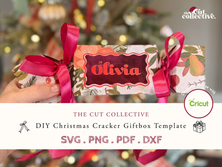 Christmas Cracker Gift Box Template