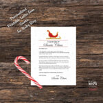 Personalized Baby'S First Christmas Letter Fom Santa Claus, Baby Pertaining To Baby'S First Christmas Santa Letter Template