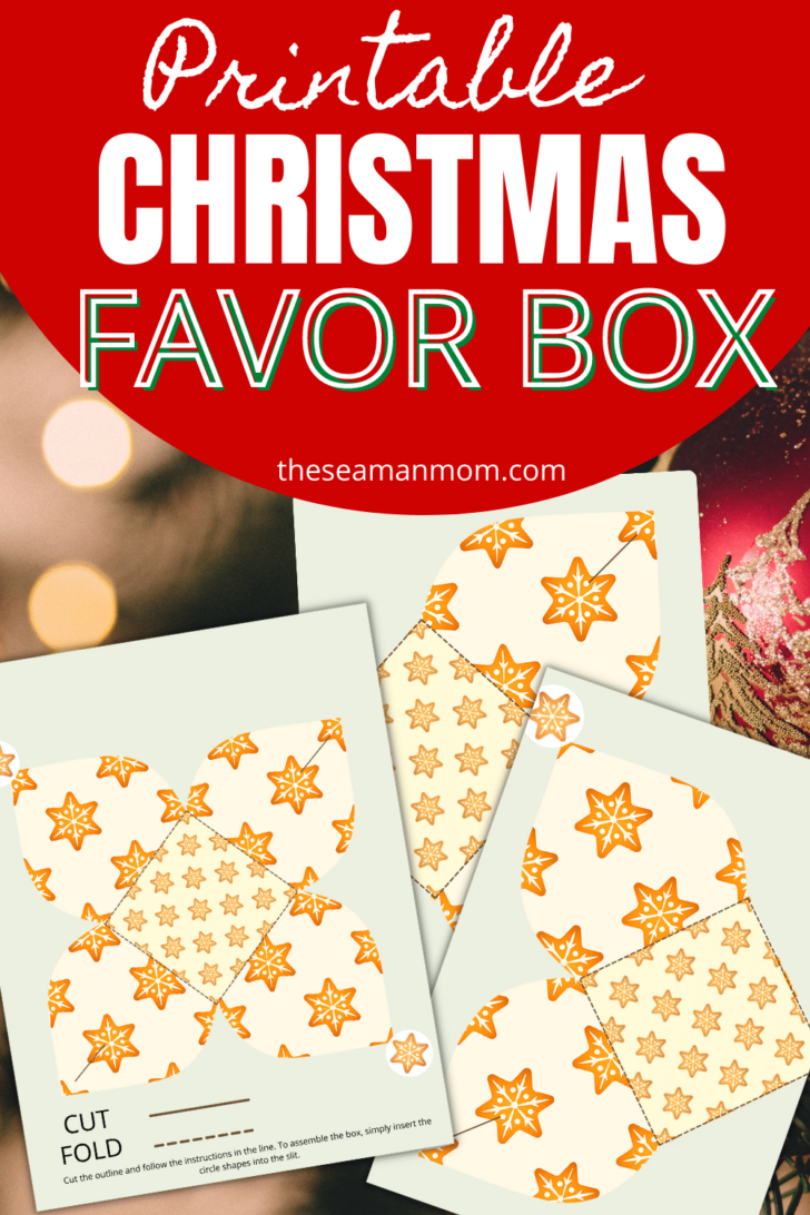 Christmas Box Template to Colour Christmas Box Template to Colour