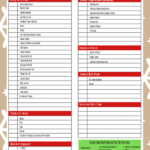 Printable Christmas Baking Checklist   Merry About Town Intended For Christmas Cookie List Template
