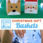 Printable Christmas Baskets   The Craft Train Throughout Christmas Basket Template Printable