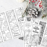 Printable Christmas Bookmarks   Sarah Renae Clark   Coloring Book In Christmas Bookmark Template Free