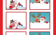 Printable Christmas Gift Name Tags throughout Christmas Gift Name Tag Template