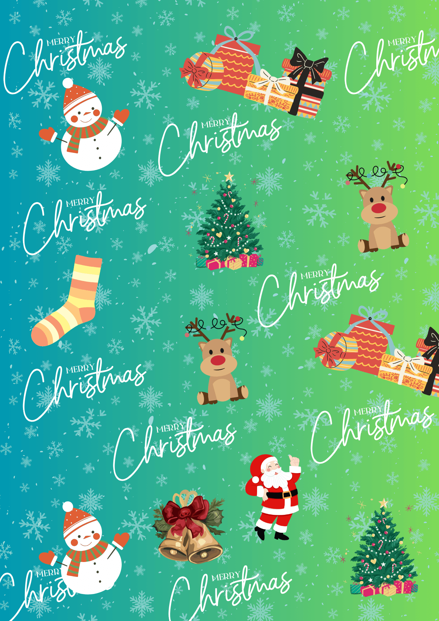 Printable Christmas Gift Wrap For Kidsitablelove - Raket.ph in Christmas Gift Wrapper Template