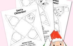Printable Christmas Ornaments – Kara Creates pertaining to Christmas Decorations Template