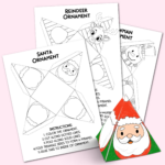 Printable Christmas Ornaments   Kara Creates With Regard To Christmas Decoration Printable Template