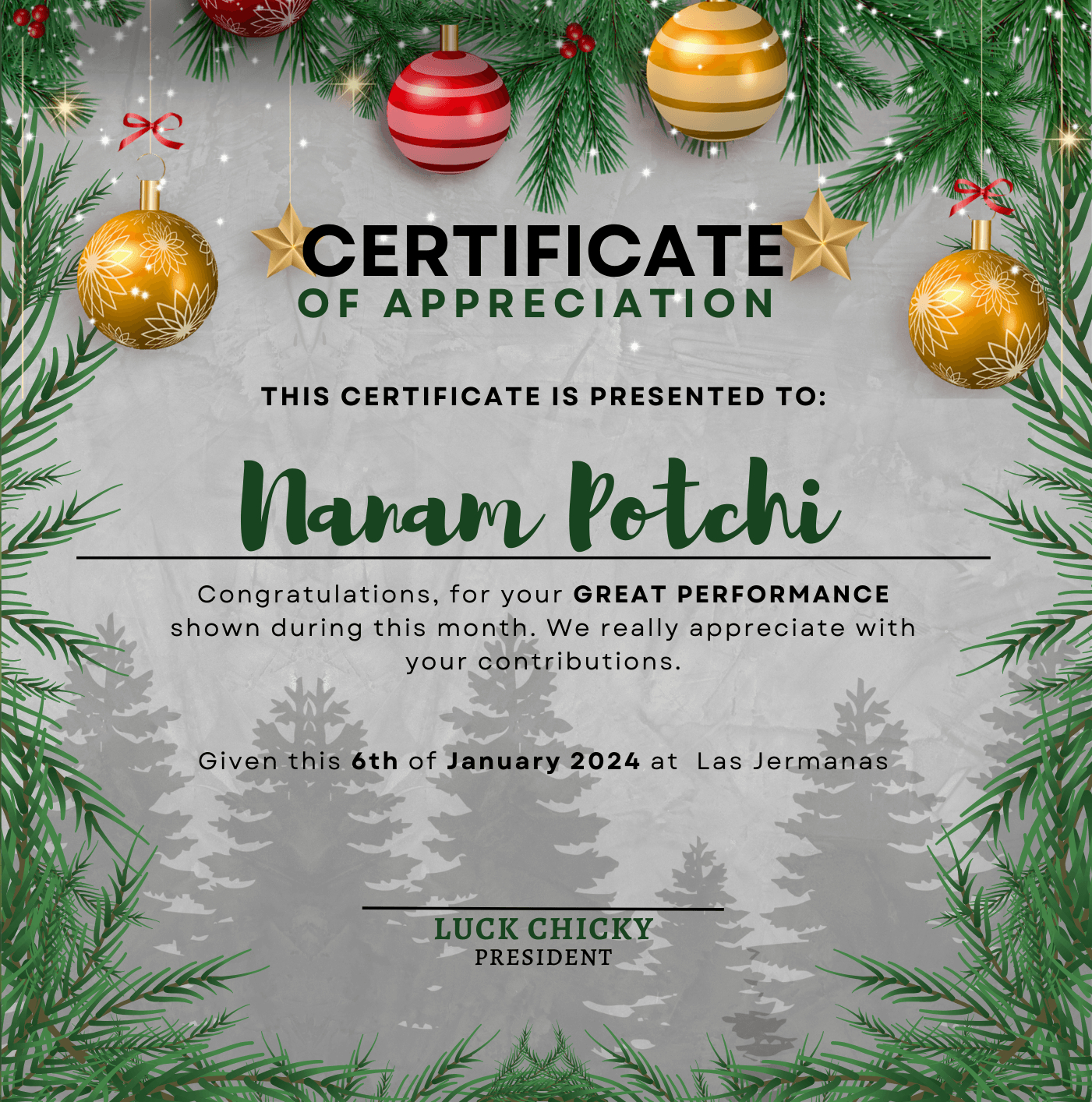 Printable Christmas Style Certificatenuvvigc19 - Raket.ph throughout Certificate Of Appreciation Template Christmas