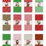 Printable Digital Christmas Chocolate Miniature Candy Bar Wrappers Inside Christmas Candy Bar Wrappers Template