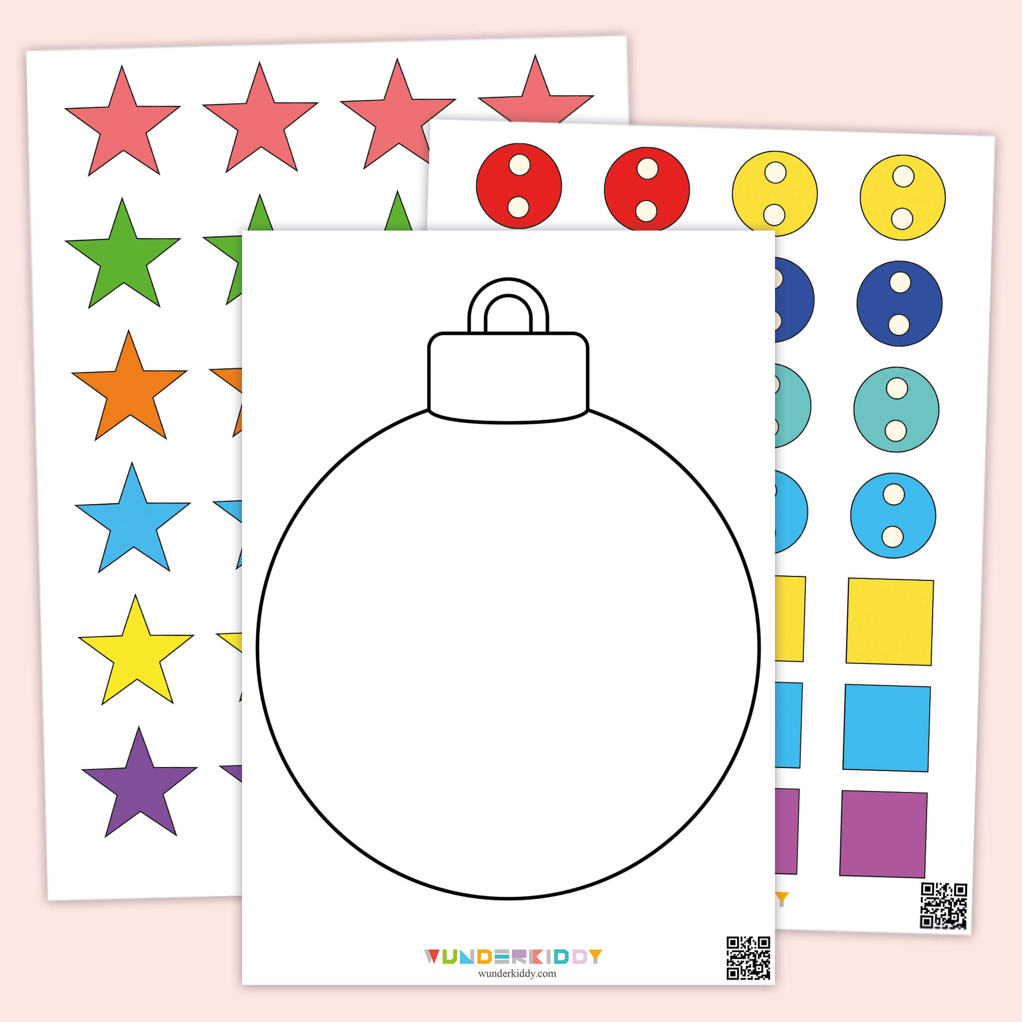 Printable Templates Christmas Ball For Craft throughout Christmas Ball Printable Template
