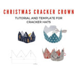 Reversible Christmas Cracker Crown Pattern Pdf Template   3 With Regard To Christmas Cracker Crown Template