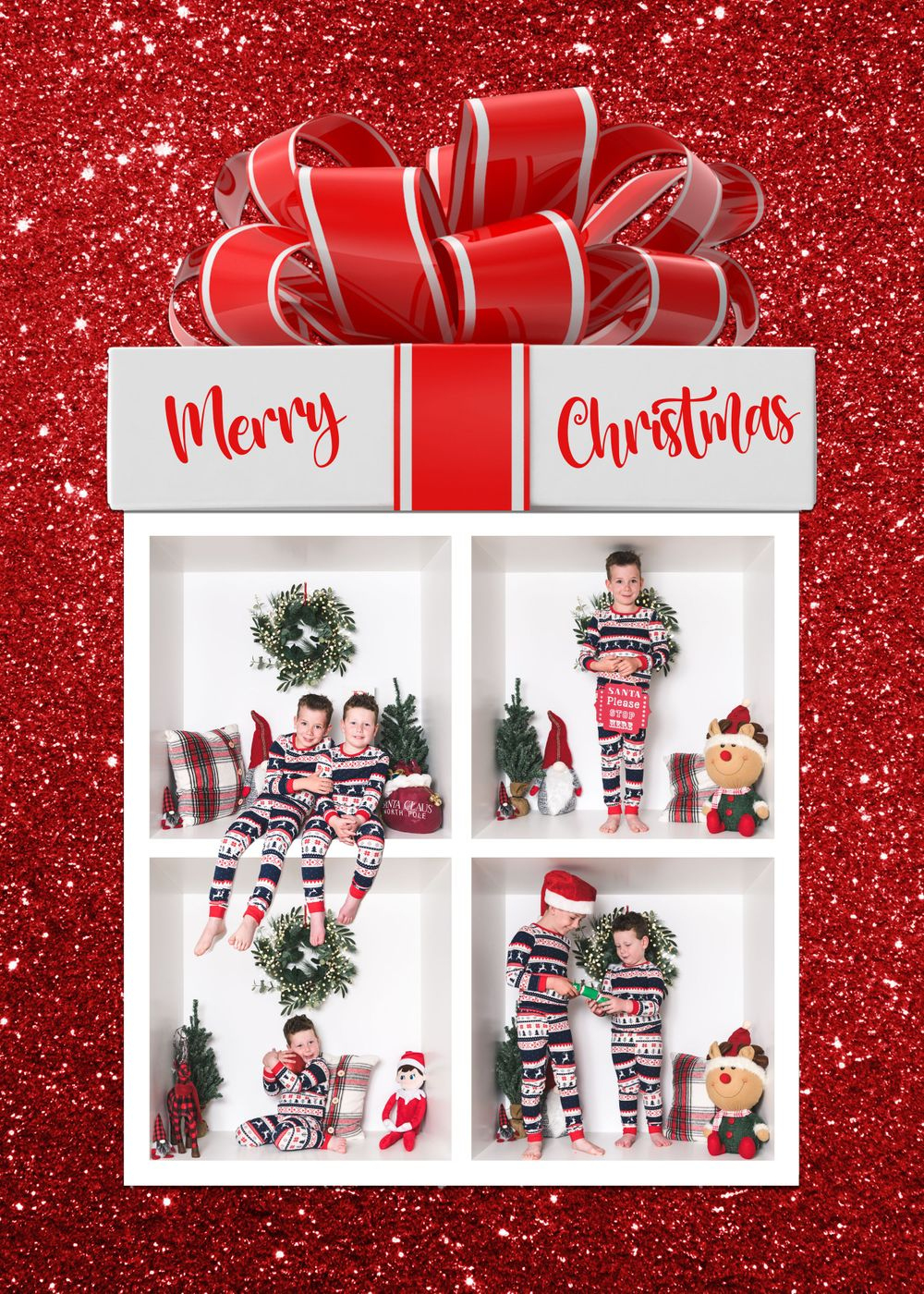 Rockin The Box Christmas Borders And Templates - Elaine Rennie with regard to Christmas Box Photo Template