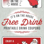 Santa Holiday Drink Ticket Template   Free Printables Online Throughout Christmas Drink Ticket Template