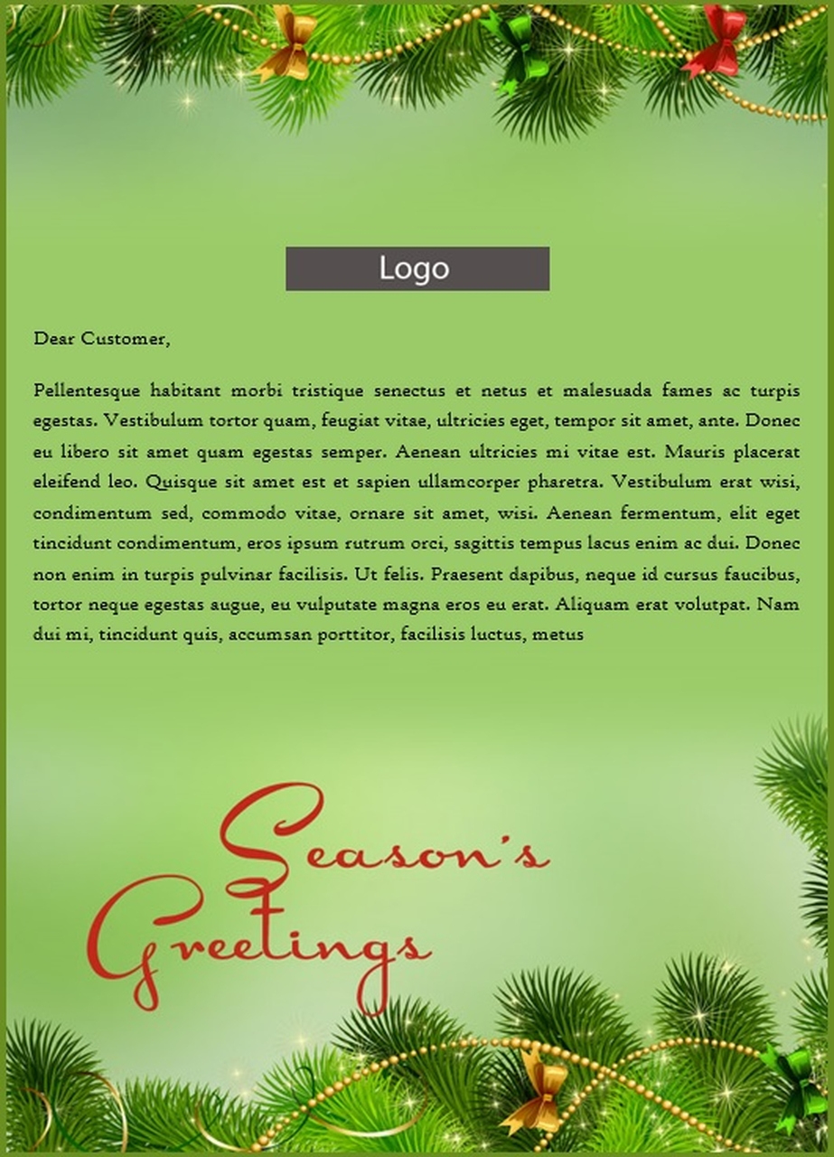 Sending Christmas Emails From Outlook [Free Templates] - Ms in Christmas Email Template Outlook Free