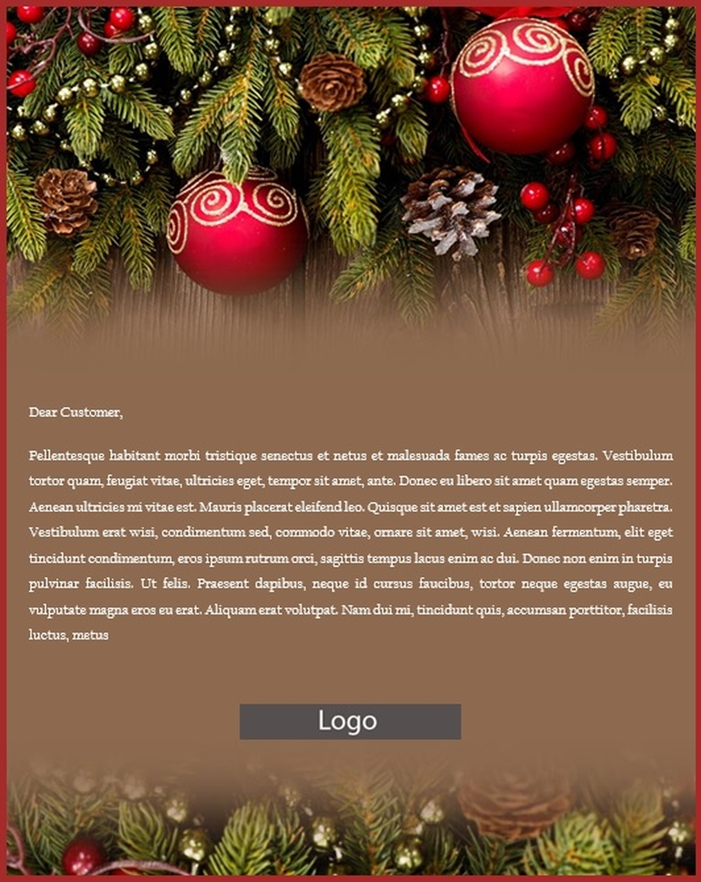 Sending Christmas Emails From Outlook [Free Templates] - Ms with Christmas Business Email Template