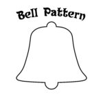 Shop Bell Pattern Printable Shop Within Christmas Bell Template Free