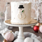 Snowman Cake Regarding Christmas Cake Decoration Template