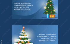 Stock-Vektorgrafik „Christmas Business Card Vector Merry Xmas throughout Christmas Greetings Template Business