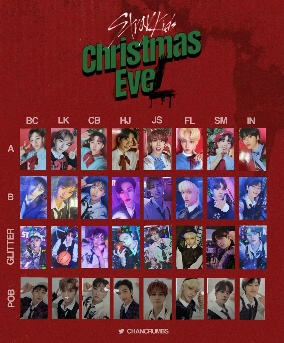 Stray Kids Christmas Evel Ot8 Photocard Template [ Complete within Christmas Evel Photocard Template