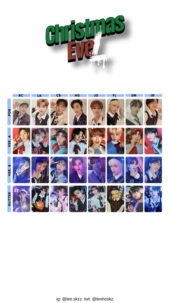 Christmas Evel Photocard Template