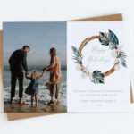 Summer Christmas Card, Christmas Photo Card Template, Aussie In Beach Christmas Card Template