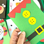Super Simple Elf Christmas Card Diy  5 Minute Card Making Ideas For  Christmas Inside Christmas Card Elf Template