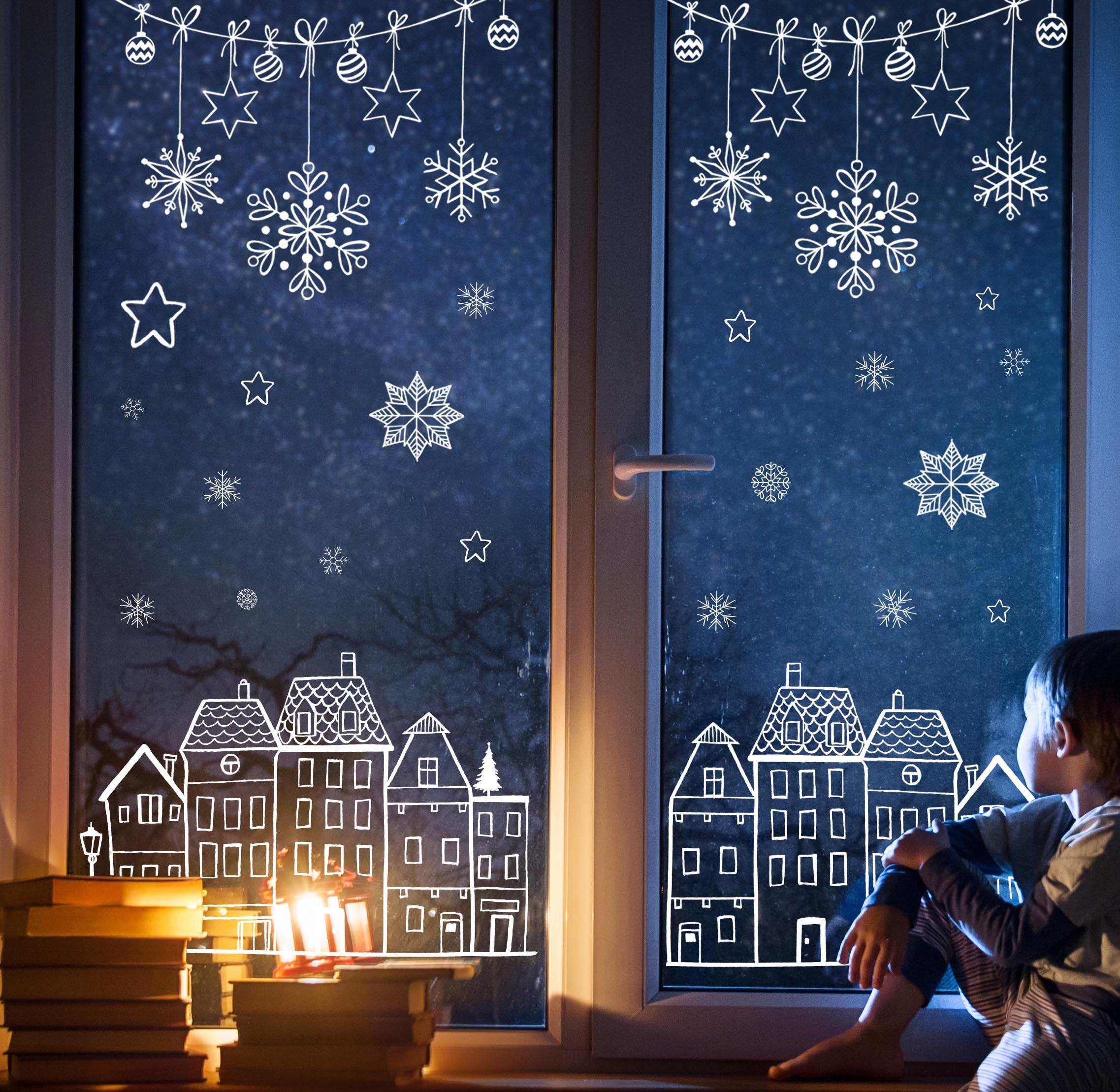 Template Window Picture Chalk Window Picture Chalky Markers in Chalk Pen Christmas Window Template