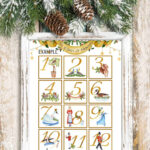 The 12 Days Of Christmas Countdowns (Free To Print!)   Once Upon A With Regard To 12 Days Of Christmas Printable Template