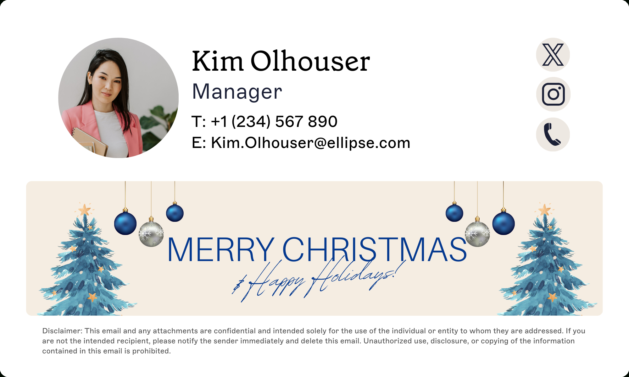 Top 10 Christmas Email Signature Templates | Exclaimer with regard to Christmas Email Signature Template Free