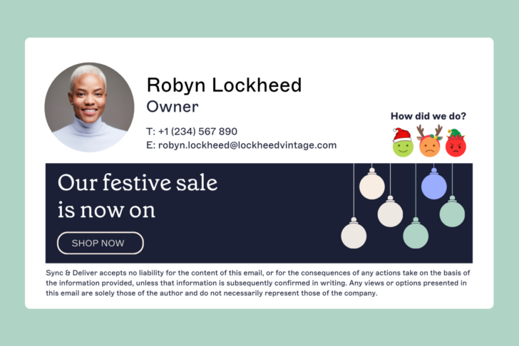 Christmas Email Signatures Template